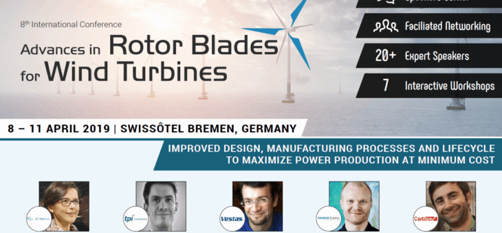 Meet us at the Advances in Rotor Blades for Wind Turbines Conference in Bremen